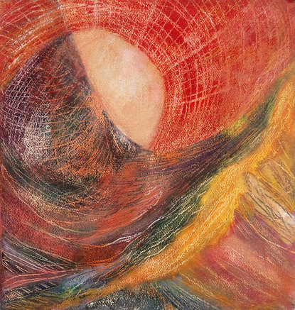 Big Hug Paintings on Paper 2010 oil and mixed media on primed archival paper