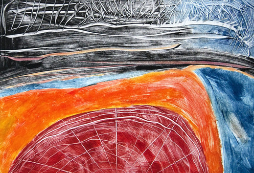 Low Depression Paintings 2014-2013 Monotype