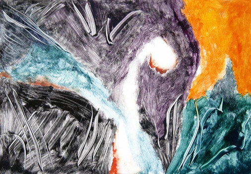 Untitled Adventure Paintings 2014-2013 Monotype