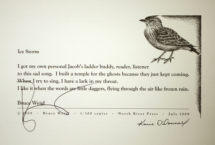 KARIE O'DONNELL Poetry Broadsides 17 available