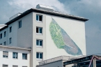 KATARINA MATIASEK CHILDREN'S HOSPITAL Graz interference pigment mural