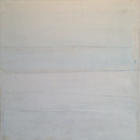 Katherine Parker The White Sea oil and charcoal on canvas