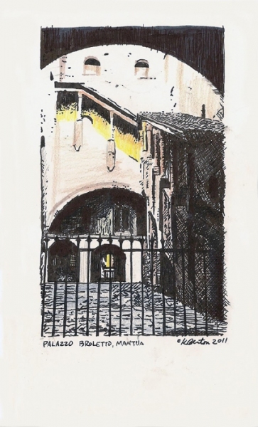 2.  Palazzo Broletto, Mantua