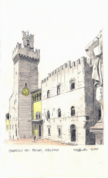 11.  Palazzo dei Priori, Arezzo
