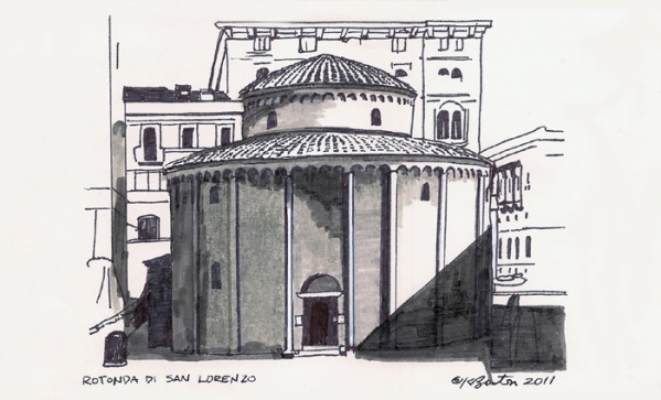 15.  Rotonda di San Lorenzo, Mantua