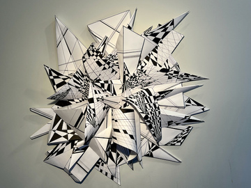 Kathleen Bennett Bastis New Work Paper, marker