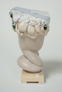 KATHY BUTTERLY "Pantyhose and Morandi," Tibor de Nagy Gallery (2010) clay, glaze