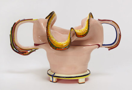 KATHY BUTTERLY "The Weight of Color," Shoshana Wayne Gallery (2015) clay, glaze