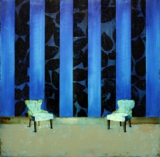 KATHY FEIGHERY Interiors oil on canvas over panel