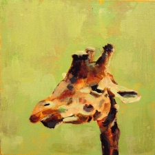 KATHY FEIGHERY Animal Series Acrylic and Charcoal on Canvas