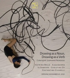Katrina Bello Drawing As A Noun, Drawing As A Verb (group exhibition) 