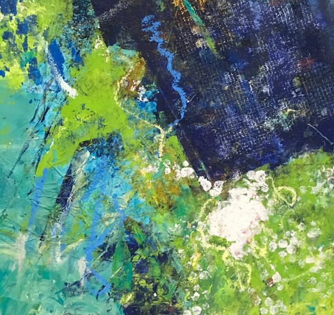 Kathy Burdon abstract series Oil and Cold Wax