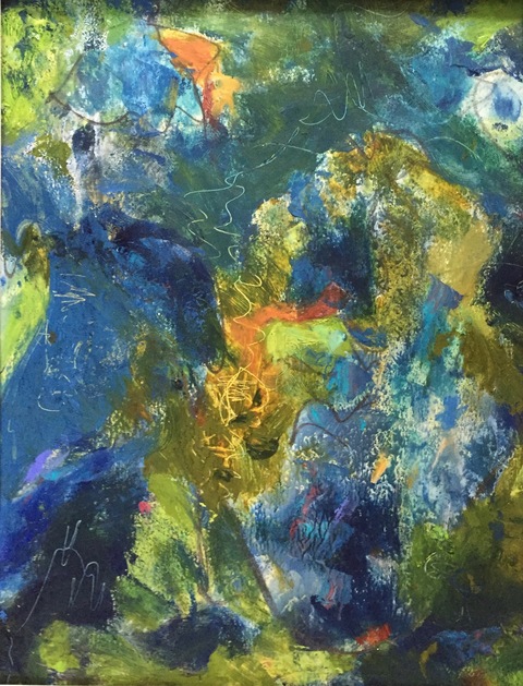 Kathy Burdon abstract series Oil 