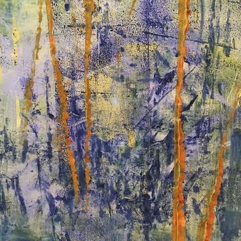 Kathy Burdon abstract series Oil and Cold wax