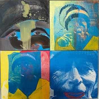 Kathy Cotter PORTRAITS mixed