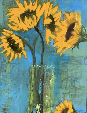 Kathy Cotter ENCAUSTICS Oil. and Wax on Board