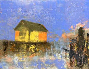 Kathy Cotter SCAPES OIL on Panel