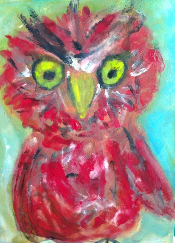 Kathy Cotter OWLS oil and wax