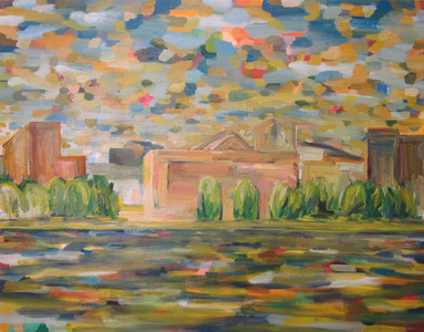 Keisuke Eguchi Painting Landscape oil on canvas