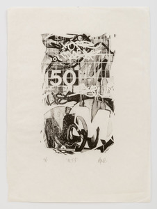 KENNETH BROWN, JR. Prints Lithograph (stone) on Japanese paper.