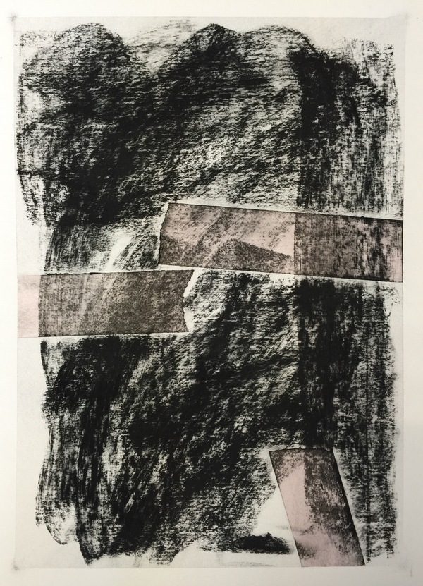 Kenneth Jaworski Selected Works | 2016- 2018 Charcoal and Tape on Paper
