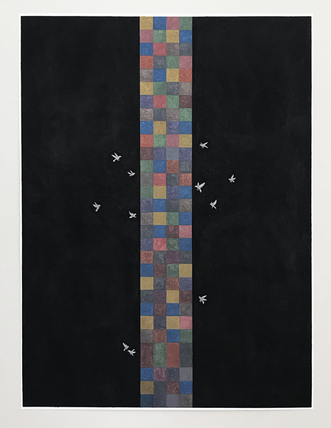 Ken Weathersby Bird Paintings 2025-2026 acrylic & graphite on paper