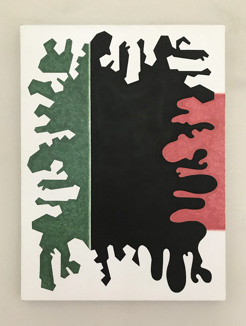 Ken Weathersby Ffmm Paintings 2025 acrylic on hemp