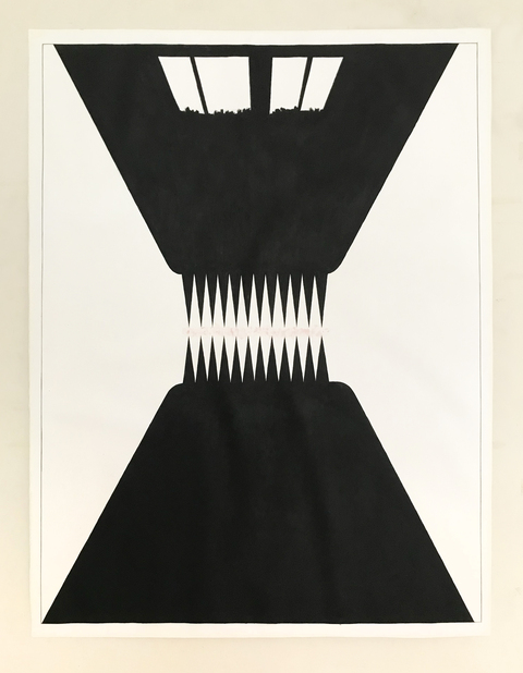 Ken Weathersby WL Paintings III 2024-2026 acrylic & graphite on paper