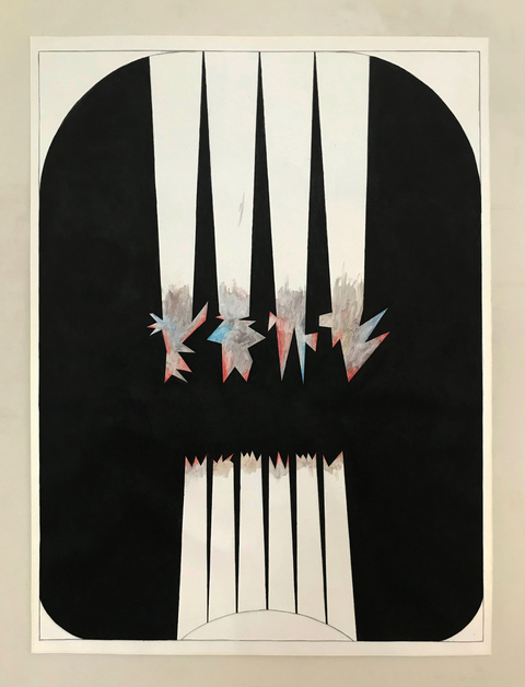 Ken Weathersby WL Paintings III 2024-2026 acrylic & graphite on paper
