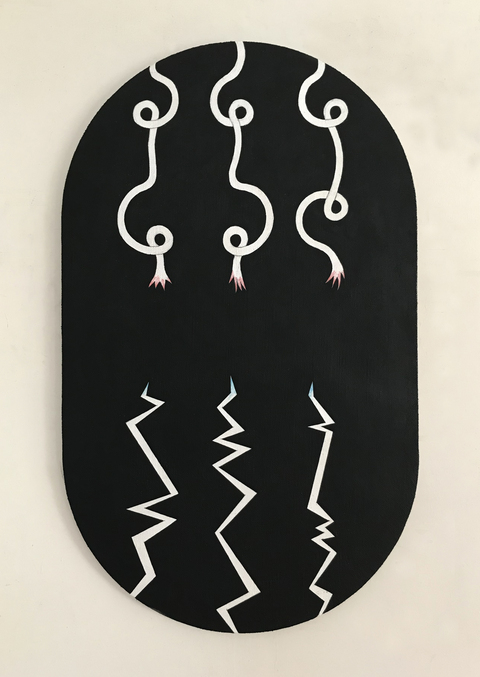 Ken Weathersby WL Paintings III 2024-2026 acrylic & graphite on hemp