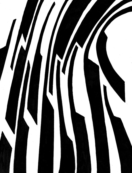 Kevin Klein  india ink on bristol board
