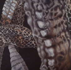 Kevin Klein Snakes Acrylic on Canvas