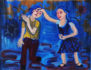 Kimberly DiNatale Fantasies and Memories acrylic on canvas