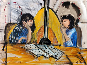 Kimberly DiNatale 2025 School Girls Paintings 