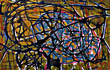 Kimberly DiNatale 2007-8 Abstract Paintings Ink and acrylic on paper