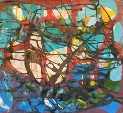 Kimberly DiNatale 2007-8 Abstract Paintings Ink on paper