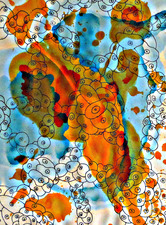 Kimberly DiNatale 2007 Paintings Ink on paper