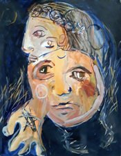 Kimberly DiNatale 2019 Painting acrylic on paper