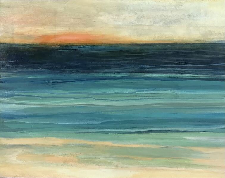 K I M   H A N N A 2026 STUDIO TOUR Mixed Media on Canvas