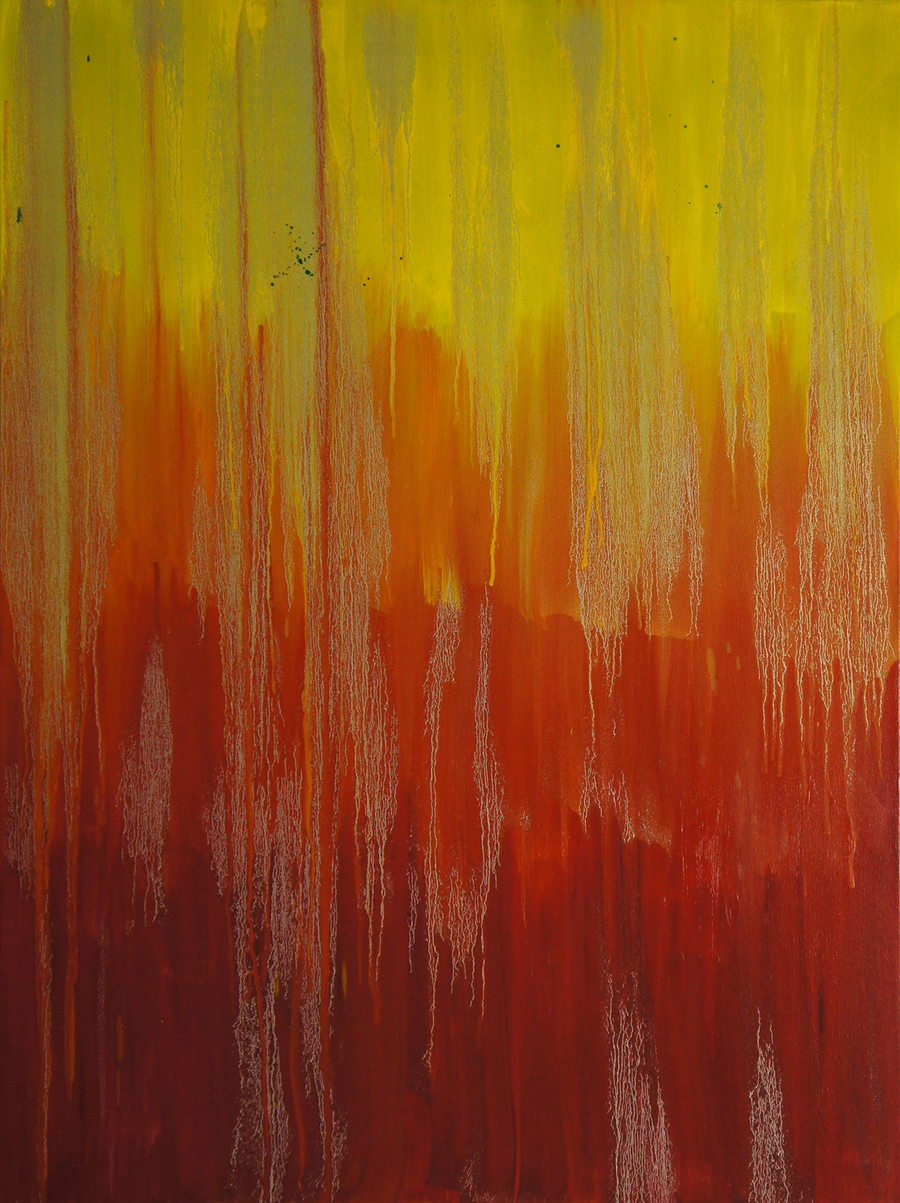 Kristin Schattenfield-Rein Mandala Project Oil, Enamel on Canvas