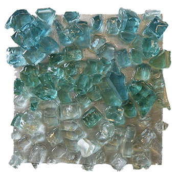 Kristin Schattenfield-Rein The Liminal State Glass, Resin & Enamel on Birch Panel