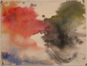 Kyujin Lee Work In Process ink, watercolor on paper