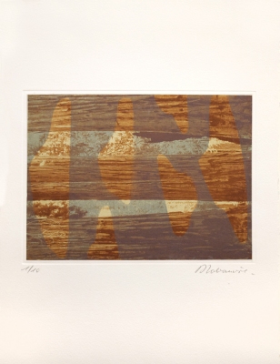 Dominique LABAUVIE Prints Photogravure and Woodcut printed on Kitakata chine collé to Somerset