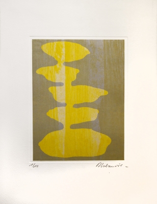 Dominique LABAUVIE Prints Photogravure and Woodcut printed on Kitakata chine collé to Somerset 