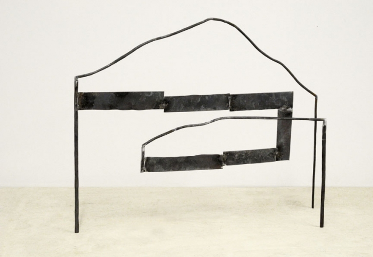 Dominique LABAUVIE Sculpture 2011: Fukushima Series cut and forged steel
