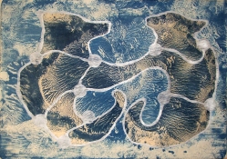Dominique LABAUVIE Prints Stone Lithography/Woodcut