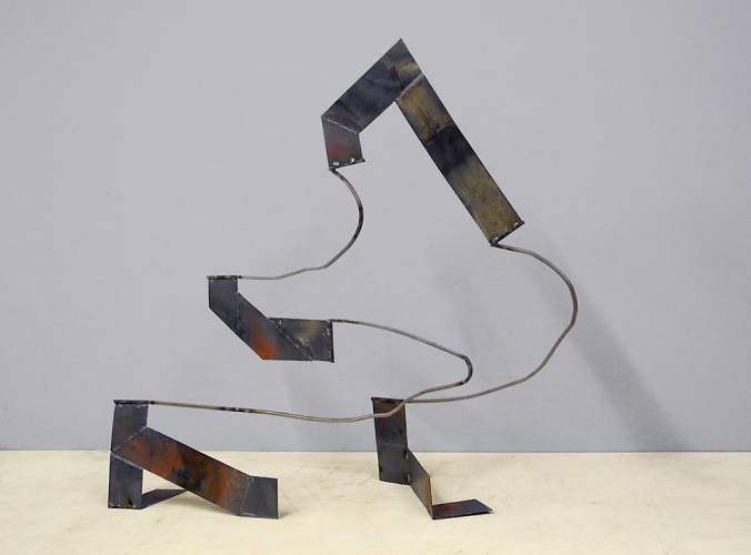 Dominique LABAUVIE Sculpture 2011: Fukushima Series Forged and Cut Steel