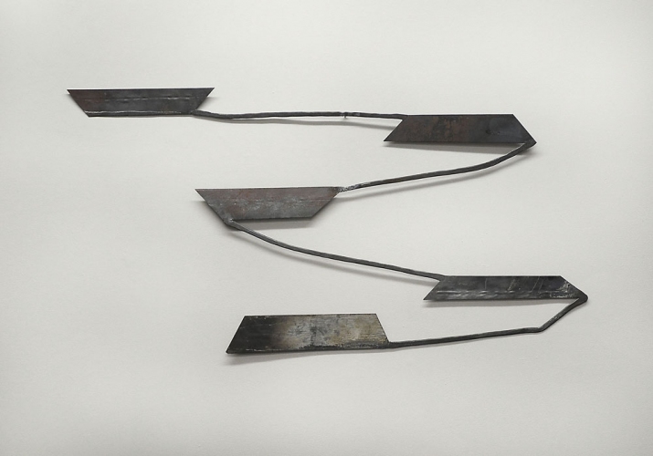 Dominique LABAUVIE Wall Sculptures Forged and Cut Steel