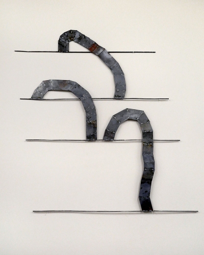 Dominique LABAUVIE Wall Sculptures Forged and Cut Steel