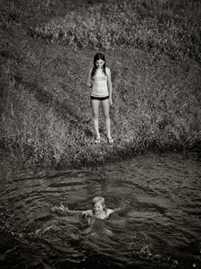 L.A. Photo Curator: Global Photography Awards - 'Where Photography & Philanthropy Meet' Honorable Mentions: Peter Kahn-Tolowa Dunes 10.21.23, Nadine Levin-Silence, Erica Martin Kelly- The Creek & Emma Sywyj- Taxi at Sunset 